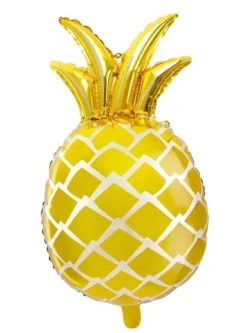 Ananas folieballon i guld