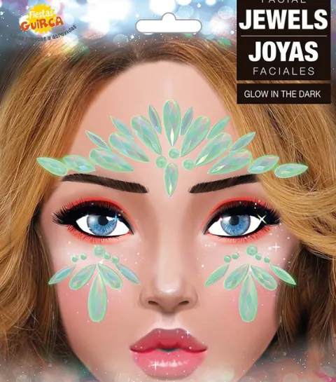 Ansigtssten glow in the dark