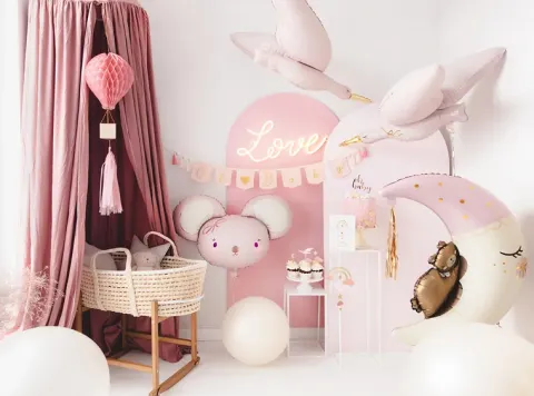 Baby shower luftballon - girl