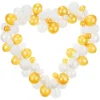 Ballonbue Hjerte i hvid-guld