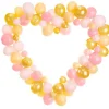 Ballonbue Hjerte i rosa-guld