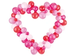 Ballonbue hjerte Pink/lyserød