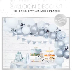 Ballonbue Sølv-hvid