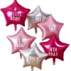 Ballon buket i pink med tal og bogstaver