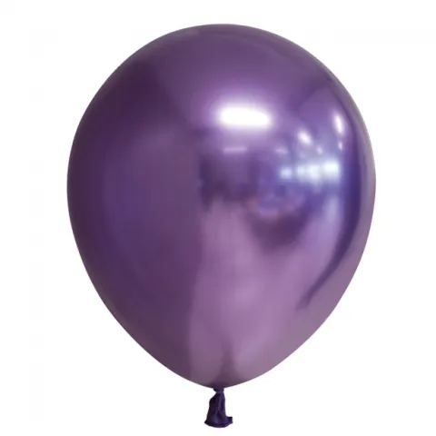 Ballon ø 30 cm - mirror- Lilla