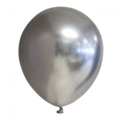 Ballon ø 30 cm - mirror- Sølv