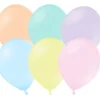 Ballon ø 27 cm, 10 stk. Pastel mix