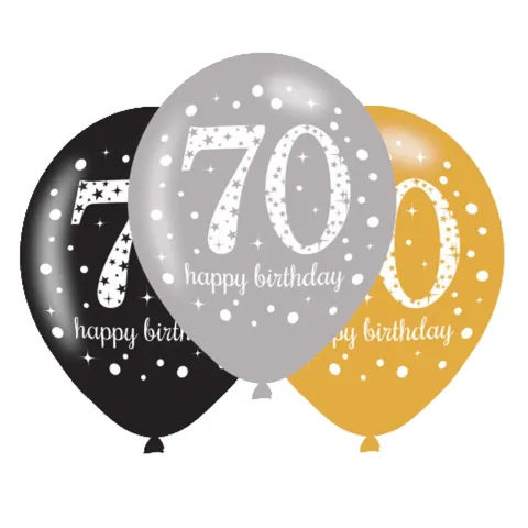 balloner 70 sparkling gold