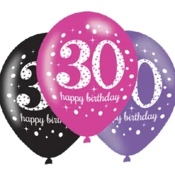 Balloner 30 sparkling pink