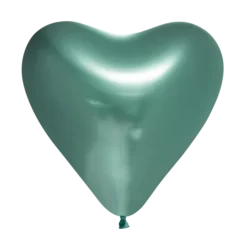 Ballon Hjerte Mirror grøn
