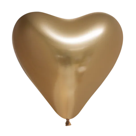 Ballon Hjerte Mirror Guld