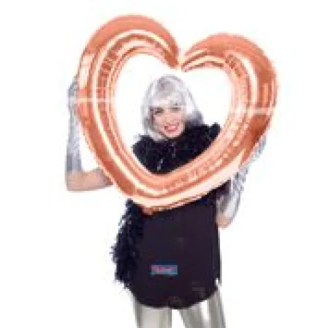 Ballon hjerte-Ramme ROSE GULD