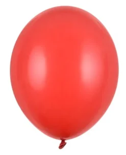 Ballon i 12,7cm i rød - 100stk