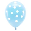 Ballon i lyseblå med prikker