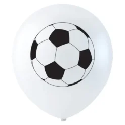 Ballon med Fodbold 30cm, 8 stk.