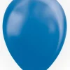 Ballon metallic blå 10 stk