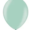 Ballon Metallic Mintgrøn, 10 stk.