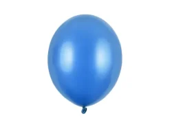 Ballon Metallic mørkeblå, 10 stk.