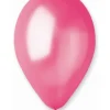 Ballon Metallic Pink, 10 stk.