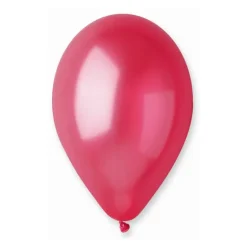 Ballon Metallic Rød, 10 stk.