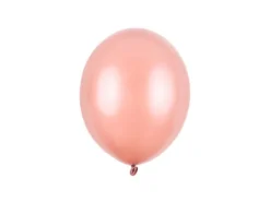 Ballon Metallic Rosegold ø 23 100 stk.