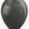 Ballon metallic sort 10 stk
