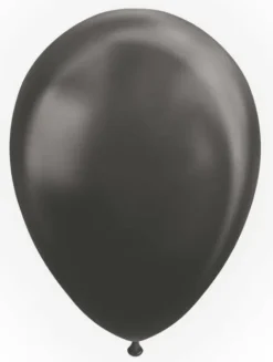 Ballon metallic sort 10 stk