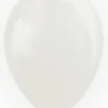 Ballon perlemor Hvid 10 stk.