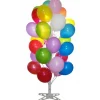Ballonstativ i hvid 180cm