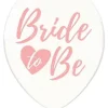 Ballon transparent BRIDE TO BE ROSA