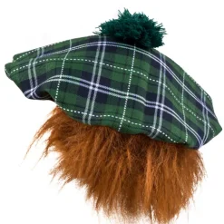 Beret Mr Tartan rød