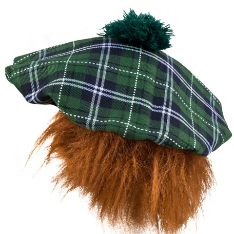 Beret Mr Tartan rød