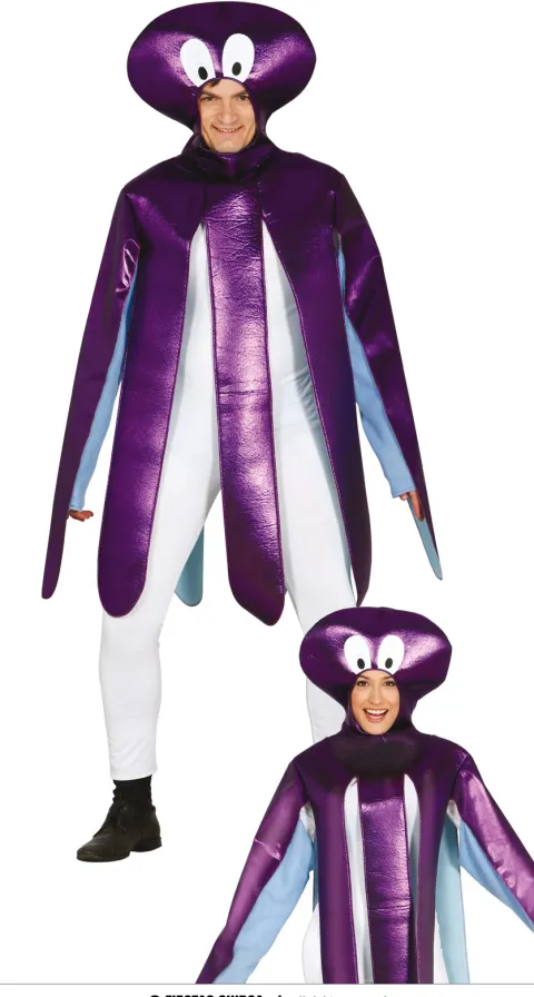 Blæksprutte kostume
