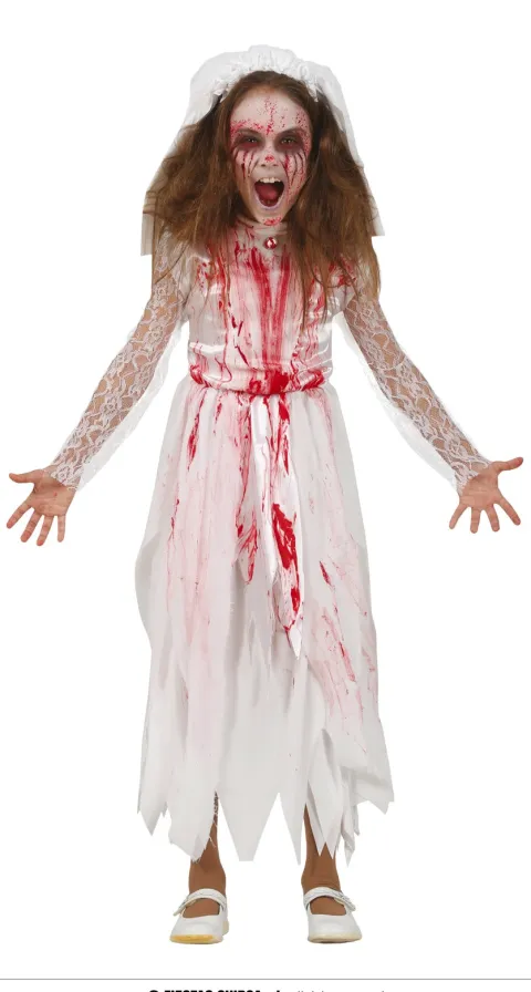 Blodig Brud Halloween - pige