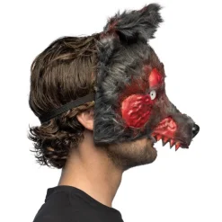 Blodig Varulv Plush maske