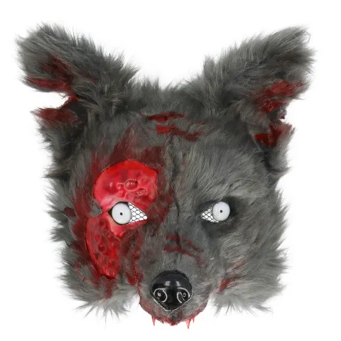 Blodig Varulv Plush maske