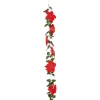 Blomsterranke med Julestjerner