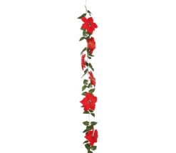 Blomsterranke med Julestjerner