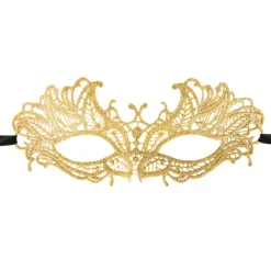 Blondemaske i guld