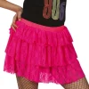 Blonde nederdel i pink