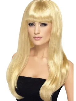 blond lang paryk