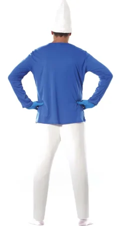 Blå Smølfe Kostume