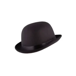 Bowlerhat i sort filt
