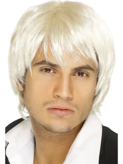 Boy Band Paryk i hvid