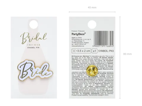 Bride Bagde-Pin
