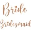 Bride/bridesmaid glas stickers
