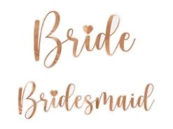 Bride/bridesmaid glas stickers