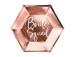 Bride Squad Paptallerkener 6stk