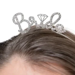 `Bride` Tiara sølv