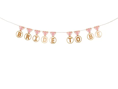 Bride to be DIY karton banner ca.2,5 m